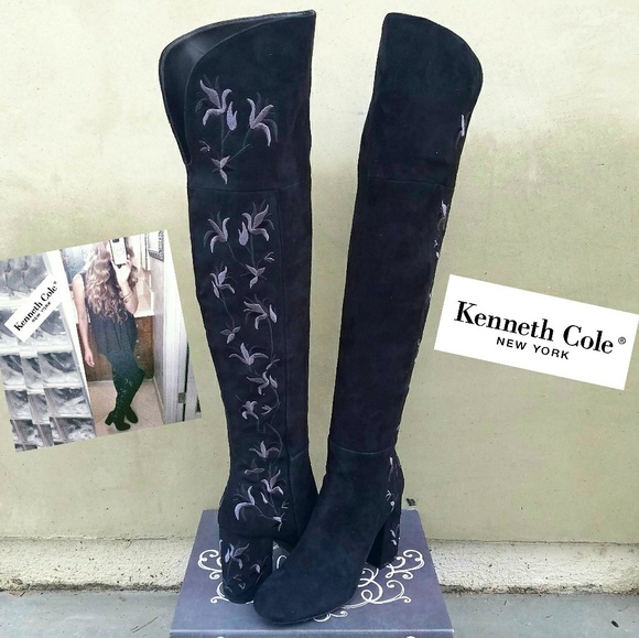 Kenneth Cole Shoes - Gorgeous Embroidered Kenneth Cole OTK Boots